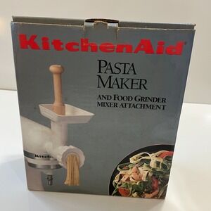 Kitchen Aid Pasta Maker and Food Grinder Mixer Attachement